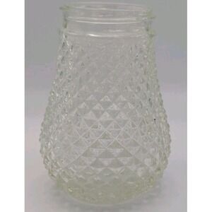 Vtg Indiana Glass Diamond Point Server Syrup Sugar Creamer Replacement No Lid